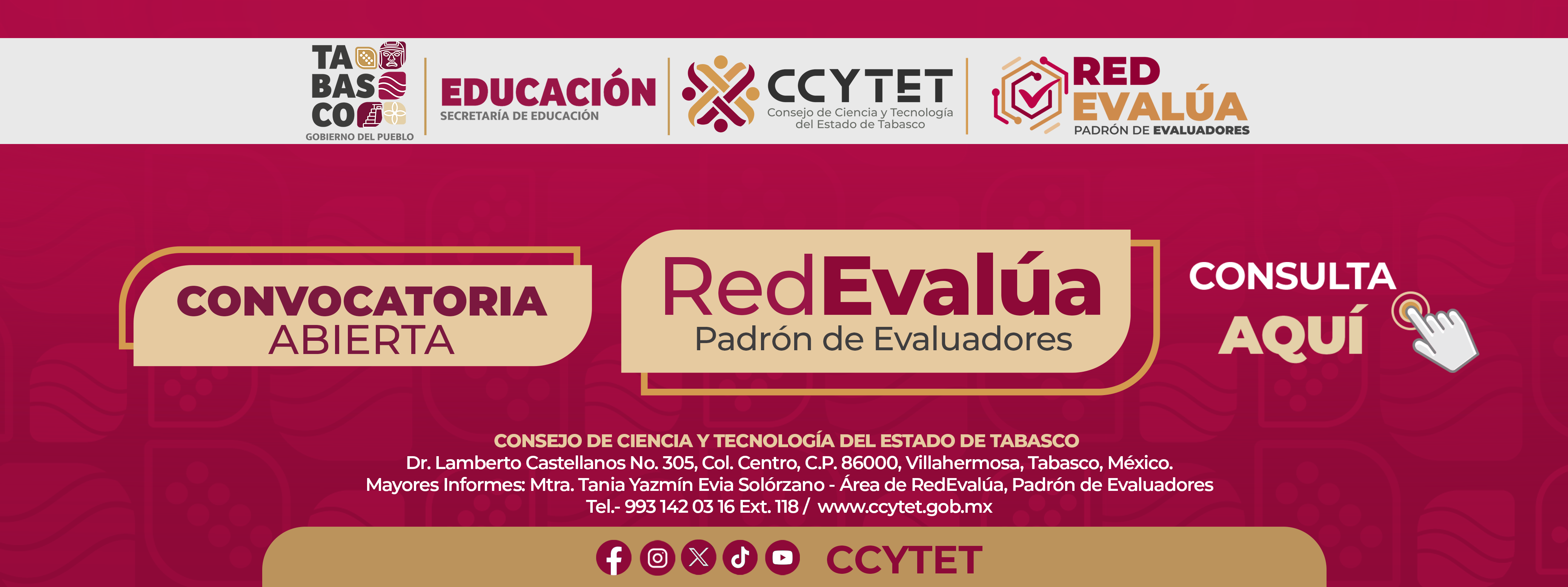Convocatoria RedEvalúa 2025